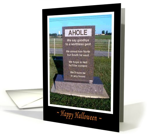 Comical Crypts - Halloween Humor card (499072)