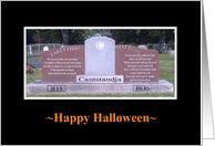 Comical Crypts - Halloween Humor - for Parents card