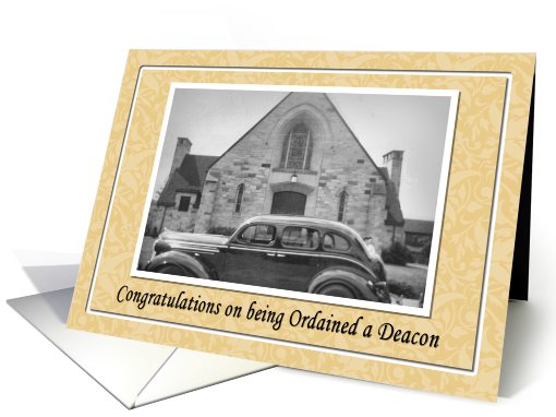 Deacon Ordination Congratulations card (505506)