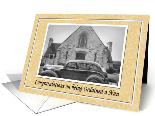 Nun Ordination Congratulations card (505508)