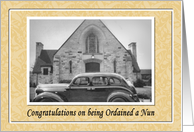 Nun Ordination Congratulations card