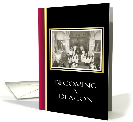 Deacon Ordination Congratulations card (505596)