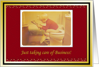 Office Business Holiday thank You card