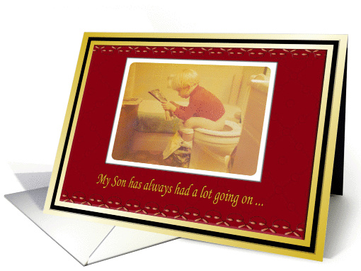 Son Christmas Holiday - FUNNY card (506510)