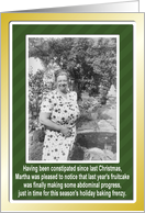 Fruitcake Christmas Holiday - FUNNY card
