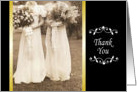 Thank You Maid of Honor - Vintage look card