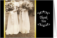 Thank You Bridesmaid - Vintage look card