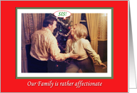 Christmas Affection for Brother - FUNNY card
