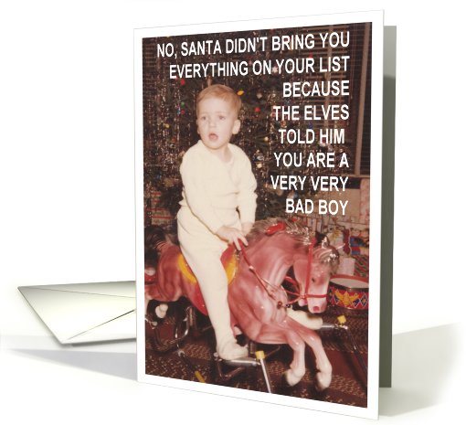 Christmas Kid Control - FUNNY card (526201)