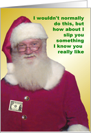 Christmas Money II - FUNNY card