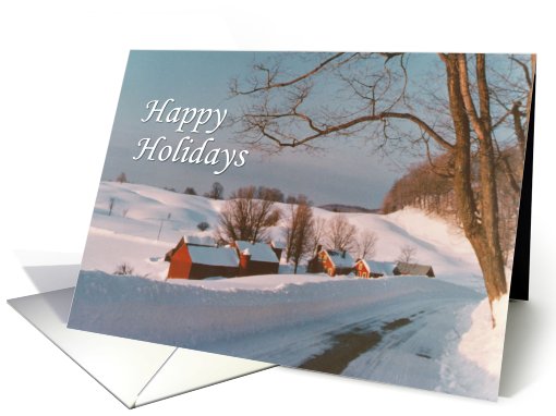 Winter Christmas Holiday card (533290)