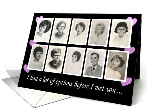 Valentine for Her Retro - FUNNY card (535851)