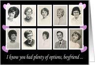 Valentine’s Day Boyfriend - Retro - FUNNY card