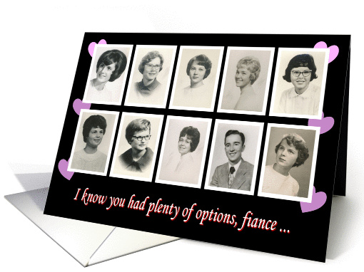 Valentine's Day fiance - Retro - FUNNY card (535883)