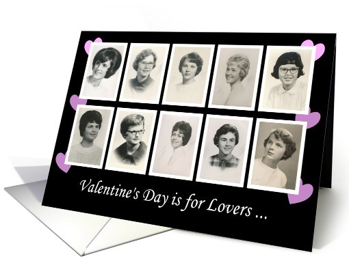 Valentine's Day for Lovers Adult Sexy - Retro - FUNNY card (535898)