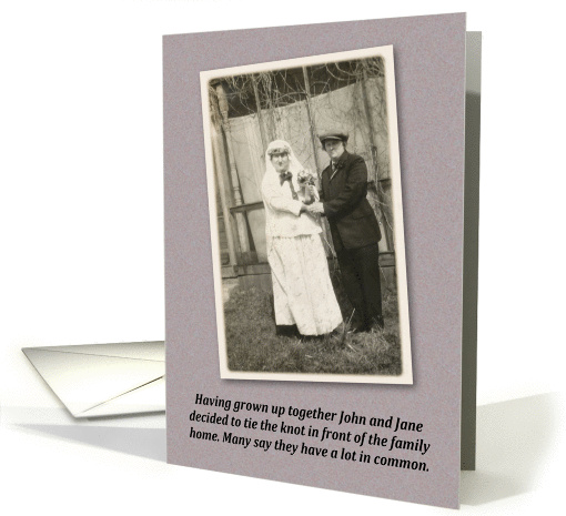 Bridal Shower Humor - Retro - FUNNY card (536496)