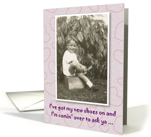 Valentine Mission - Retro - FUNNY card (536528)