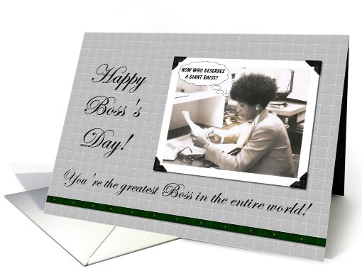 Happy Boss's Day 2 - FUNNY card (562723)