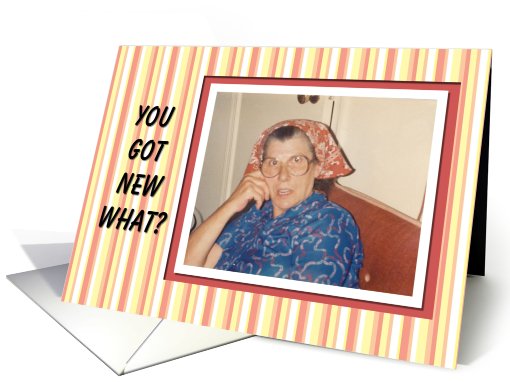 Gender Reassignment Sex Change - FUNNY card (562728)