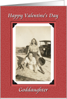 Valentine for Goddaughter card