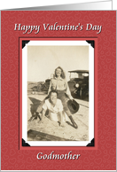 Valentine for Godmother card