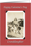 Valentine for Granddaughter card