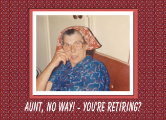 Aunt Retirement Congratulations - FUNNY