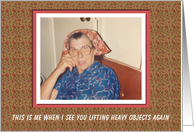 Get Well Back Surgery - FUNNY card