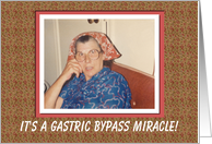 Gastric Bypass Get Well - FUNNY card