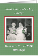 Saint Patrick’s Day Party Invitation - FUNNY card