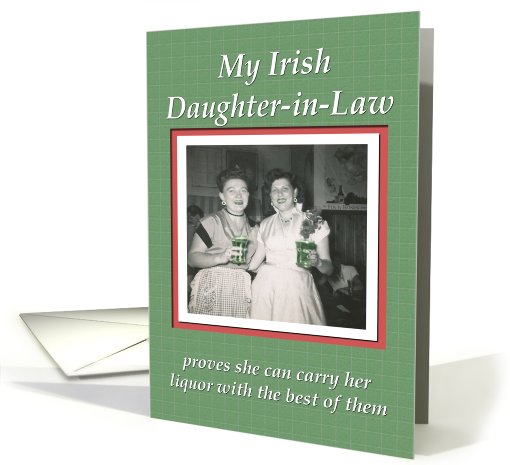 Saint Patrick's Daughter in Law - FUNNY card (568135)