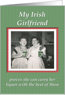 Saint Patrick’s Girlfriend - FUNNY card