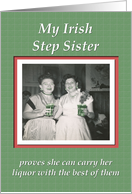 Saint Patrick’s Step Sister - FUNNY card