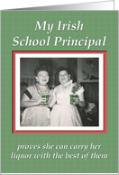 Saint Patrick’s Principal - FUNNY card