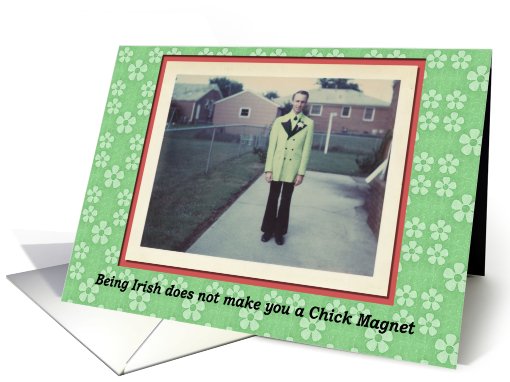 Saint Patrick's Chick Magnet - FUNNY card (568697)
