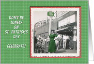 St. Patrick’s Retro - FUNNY card