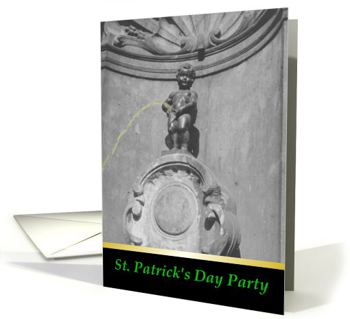 Whiz St. Patrick's Day Party Invitation- FUNNY card (570731)