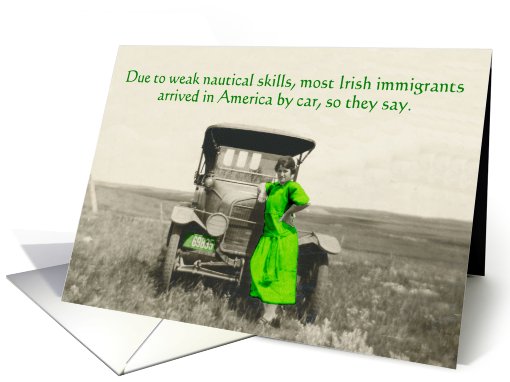 St. Patrick's Day - FUNNY card (570807)