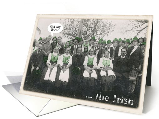 St. Patrick's day beer for Dad- FUNNY card (570847)