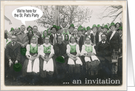 St. Patrick’s Day Party Invitation card
