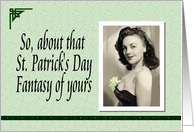 St. Patrick’s Fantasy for Husband card