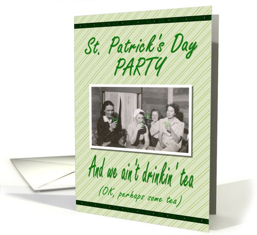 St. Patrick's Party Invitation card (571258)