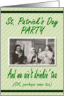 St. Patrick’s Party Invitation card