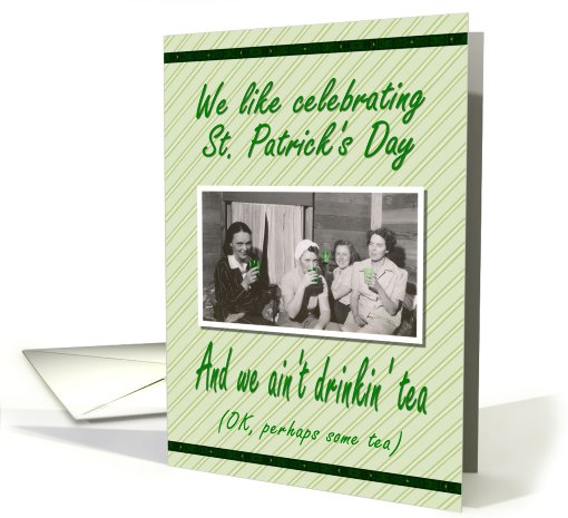 St. Patrick's Day Girls card (571283)