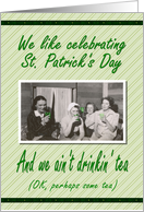 St. Patrick’s Day Girls for friend card