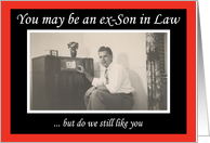 Ex Son in Law Birthday - RETRO card