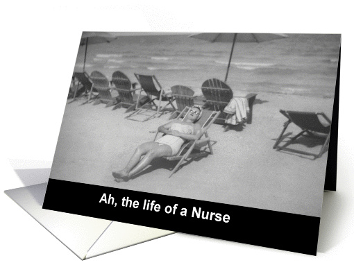 Thank You nurse - FUNNY card (575251)