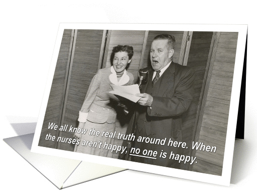 Nurses Day thank you - FUNNY card (575257)