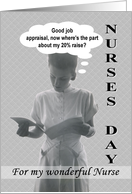 Nurses Day from patient - FUNNY card