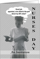 Nurses Day Business Invitation - FUNNY card